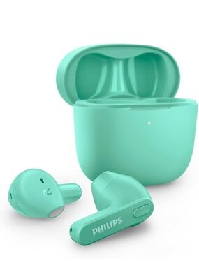 Philips True Wireless Earbuds in Mint Teal
